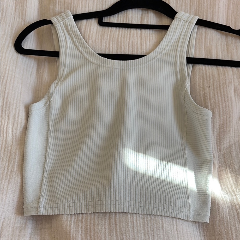 Women's Ribbed Tank Top - Cream